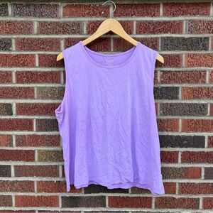 L.L. Bean Lilac Purple Sleeveless Tank Top